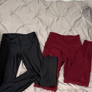 American Eagle Outfitters Burgundy Leggings